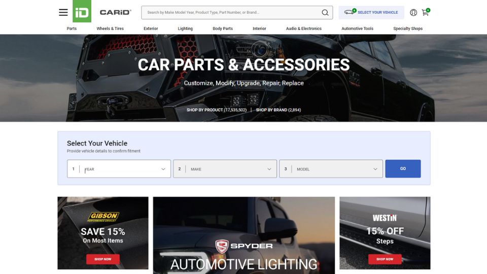 carid top 10 websites to buy auto parts in the usa 2024 mymallbox