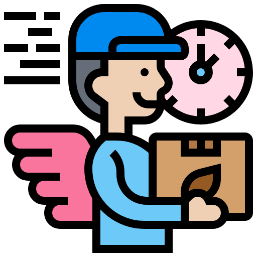 on time deliveries icon mymallbox