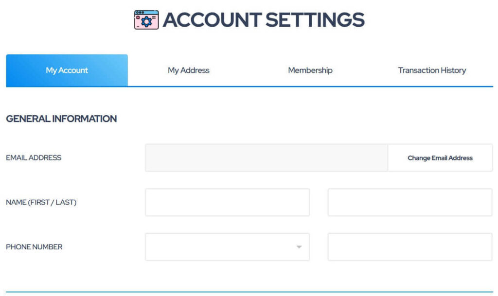 account settings my account support mymallbox