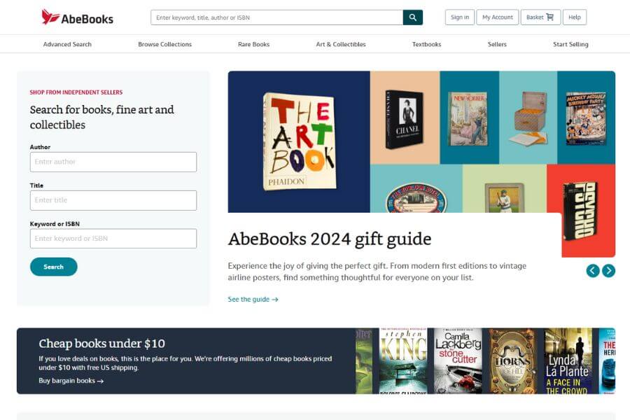 abebooks 10 best usa websites to buy books online in 2025 mymallbox