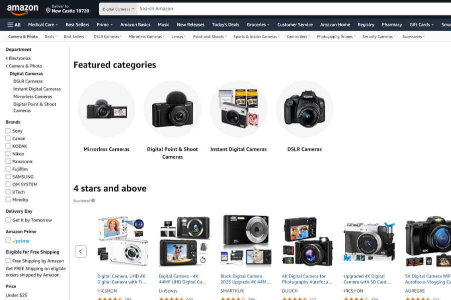 amazon 10 best usa websites to buy digital cameras online 2025 mymallbox