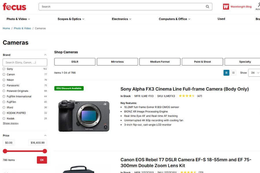 focus 10 best usa websites to buy digital cameras online 2025 mymallbox