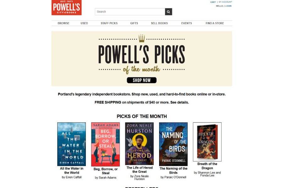 powells books 10 best usa websites to buy books online in 2025 mymallbox