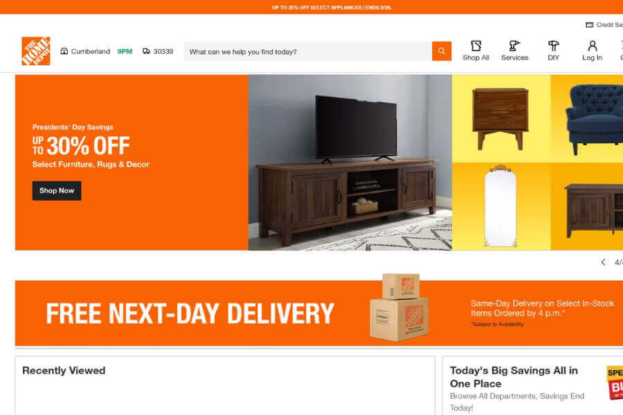 the home depot 10 best usa websites to buy home decor online 2025 mymallbox